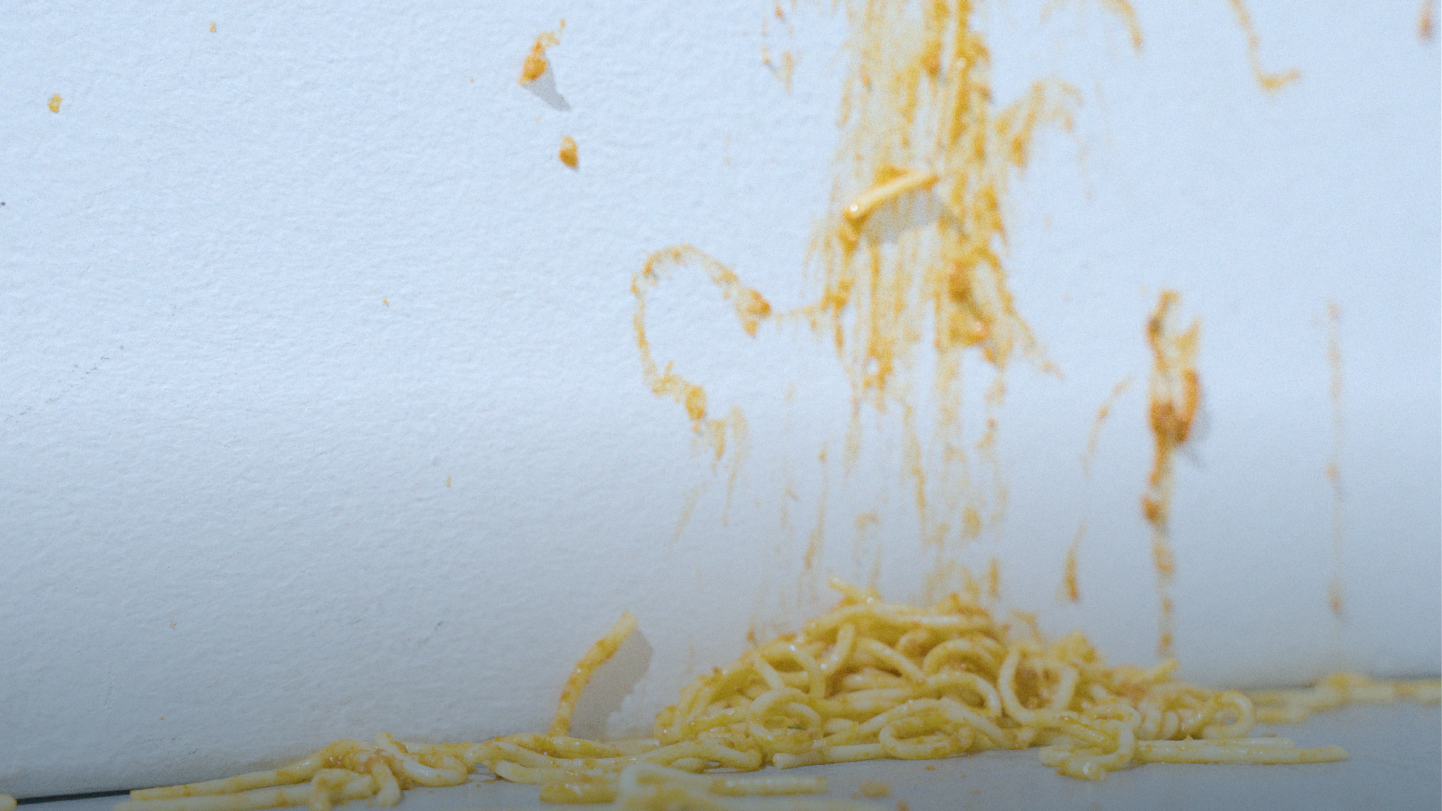 The Woman Against The Living Food